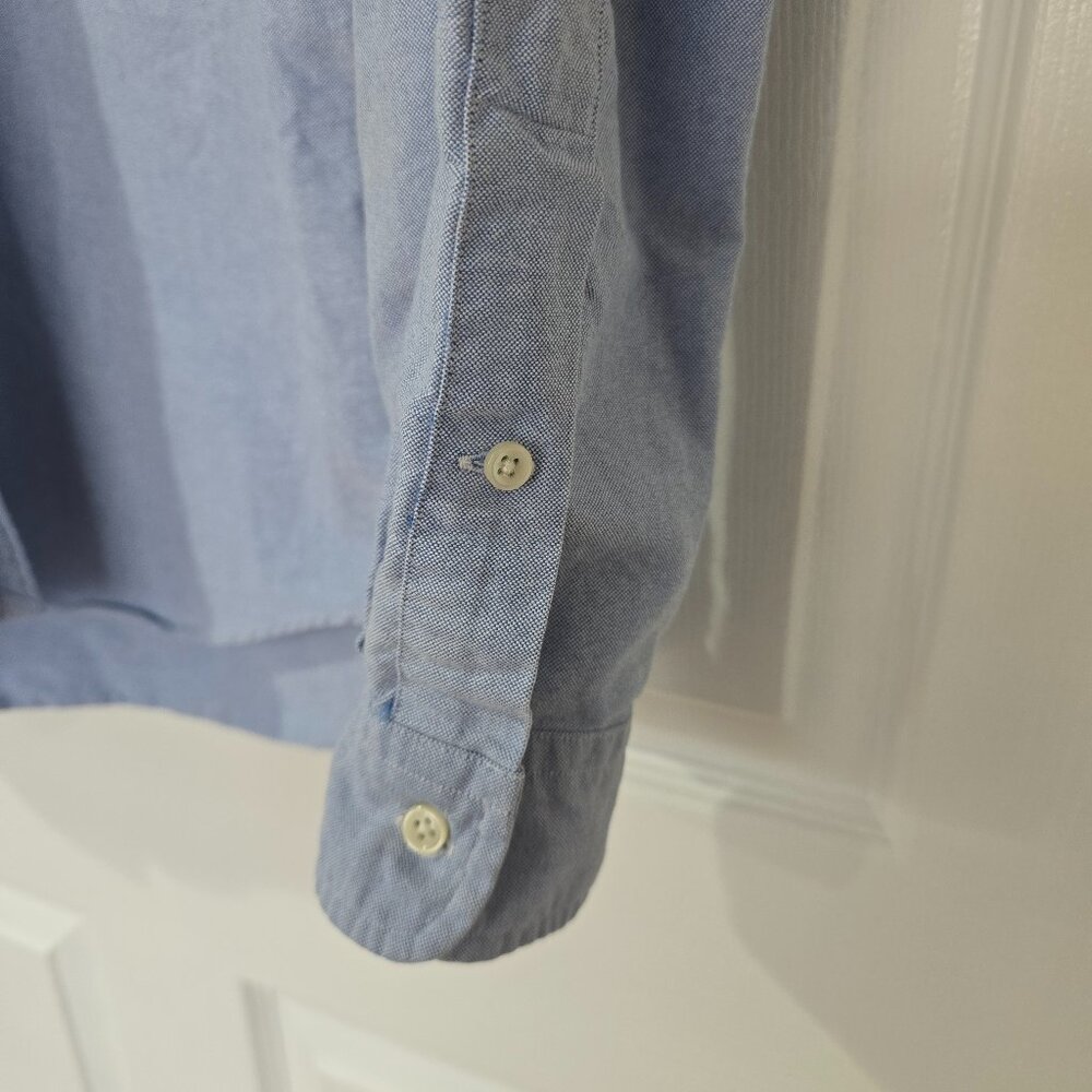 Ralph Lauren Men's Oxford Long Sleeve Button-Up Shirt Pony Logo Light Blue Sz XL - Picture 4 of 7